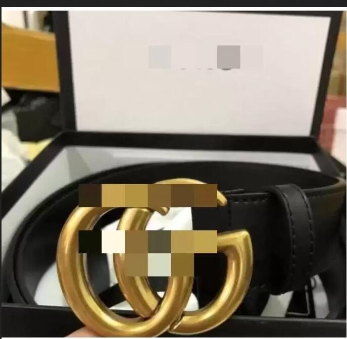 

Men Designers Belts Letter Buckle Women Fashion Belt High Quality Genuine Leather Waistband ceinture luxe Width 3.8cm gg's, With box