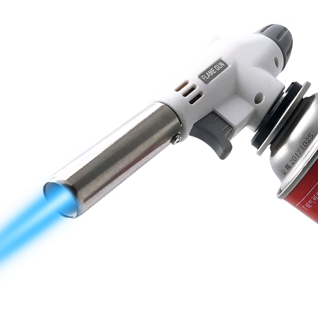 

2022 Electronic Lighter Ignition Copper Flame Butan Gas Burner Gun Maker Torch For Outdoor Camping Picnic BBQ Welding Equipment