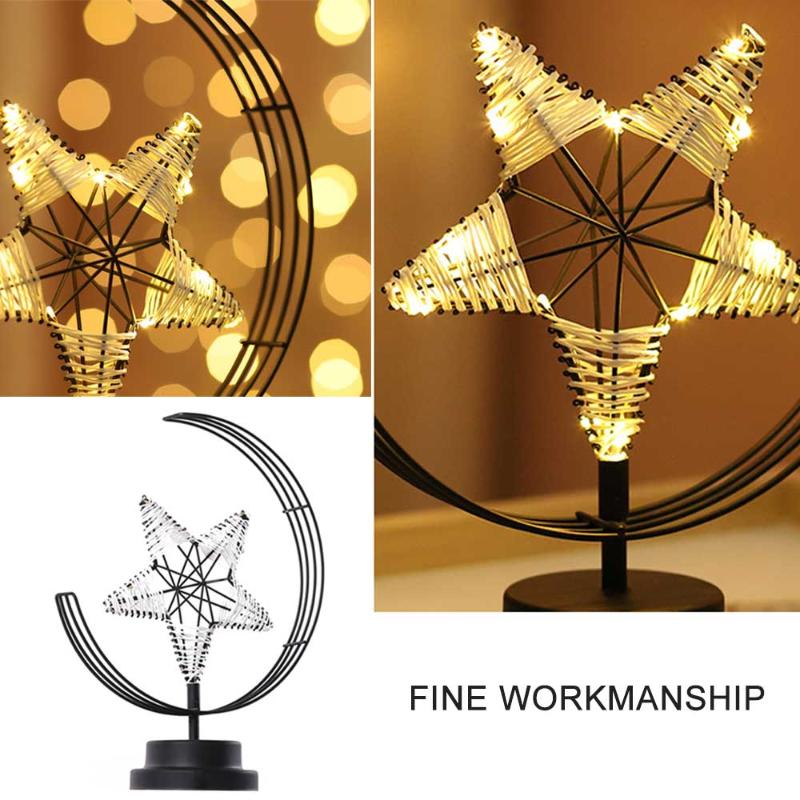 

Night Lights Star LED Decoration Battery Operated Light Decorative Xmas Snowflake Garland Creative For Bedroom Party