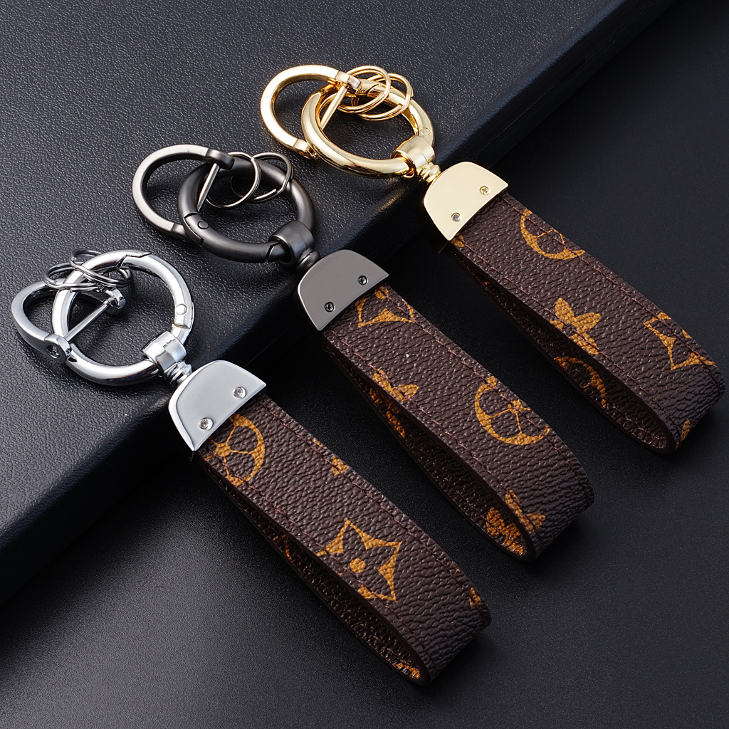 

Keychain Favor Key Chain Buckle Keychains Lovers Car Handmade Leather Men Women Bags Pendant Accessories