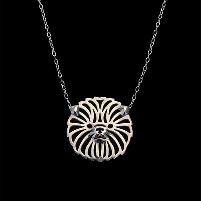 

Pendant Necklaces Gold Silver Color Affenpinscher Necklace Women Friend Choker