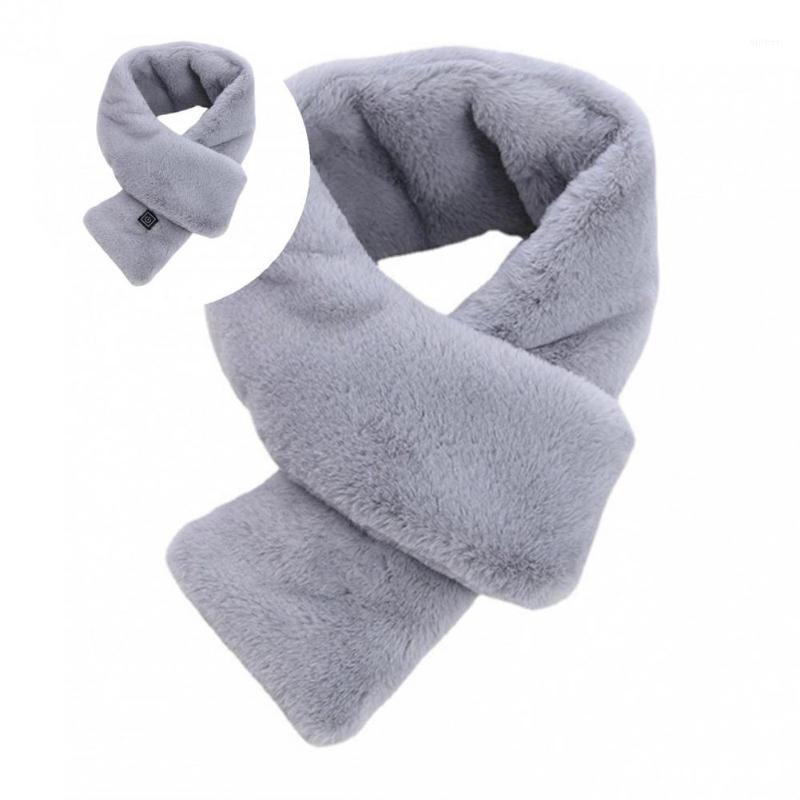 

Scarves USB Heating Scarf Fashion Skin-friendly Anti Fade Electric Breathable Portable, Blue;gray