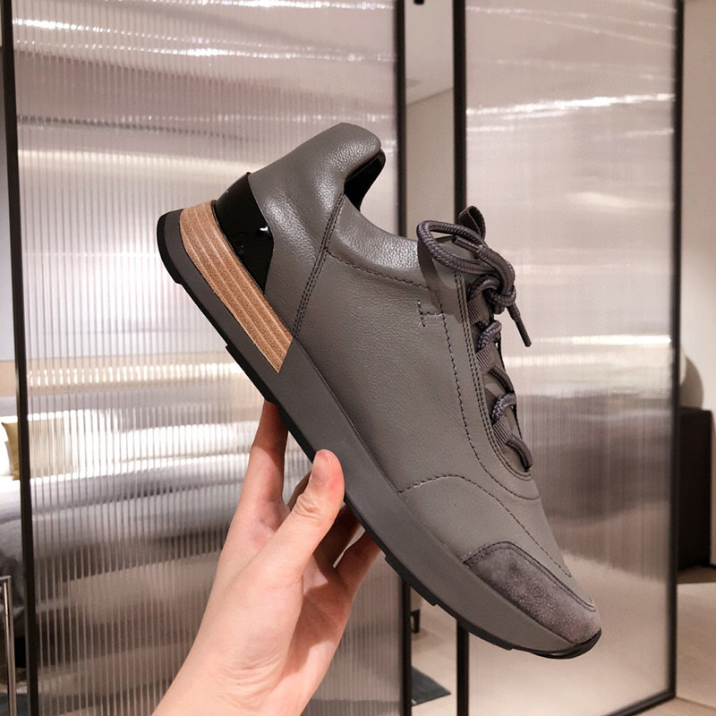 

Dio Men Casual shoes spring Autumn leather Outdoor platform women run sports shoes man Lady Lace up Leisure walking shoes Large, Choose the color