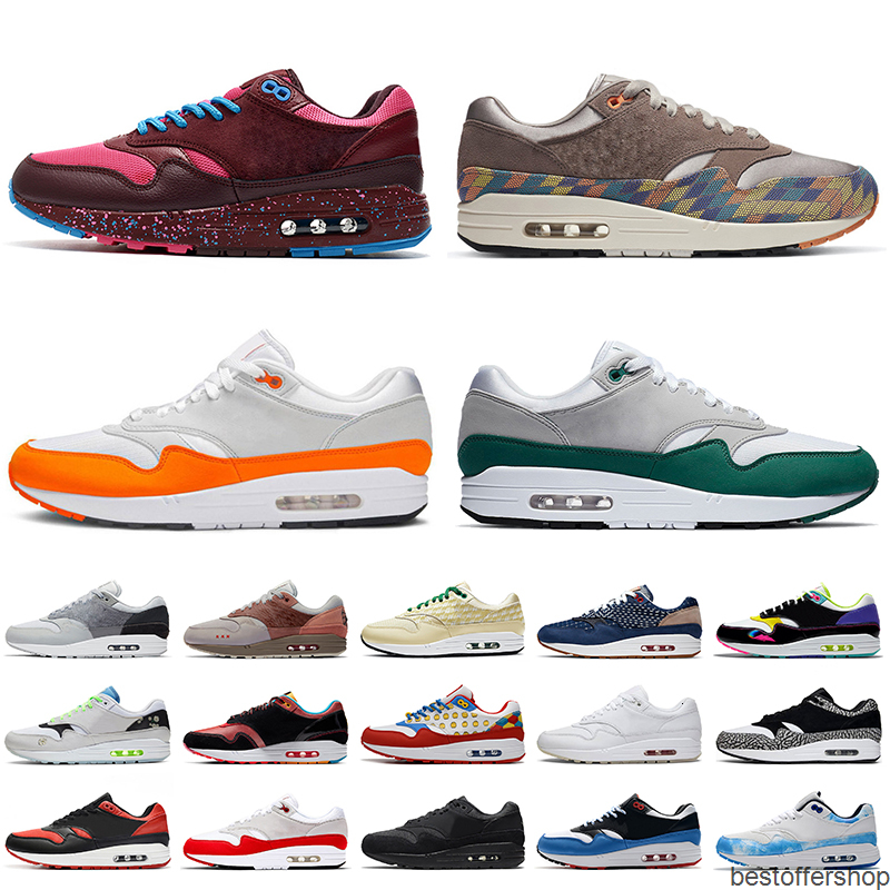 

2021 New AMS Parra Amsterdam 1 Mens Trainers Shoes Taupe Haze Magma Orange Evergreen Aura Denham London Lemonade Women Sneakers, Black