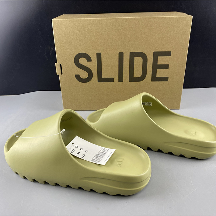 Yeesy Boost Boost Slide Bone Black Green Pantoufles Blanc Kaki Hommes Femmes Sandale d'extérieur Sandale d'extérieur Chaussures de basketball Foo