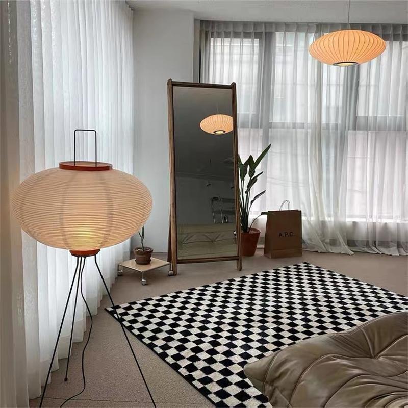 

Carpets Checkerboard Furry Large Area Rugs For Living Room Non-Slip Kid Play Mat Soft Bedside Black Rug Floor Bedroom Decor