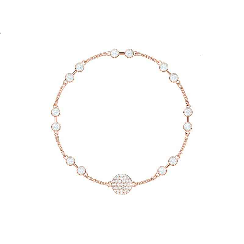 Bangles Bracelets Shi Family Magic Versatile Invisible Magnetic Buckle Bracelet Female Swarovski Element Crystal Pea Bracelet-image-739102943