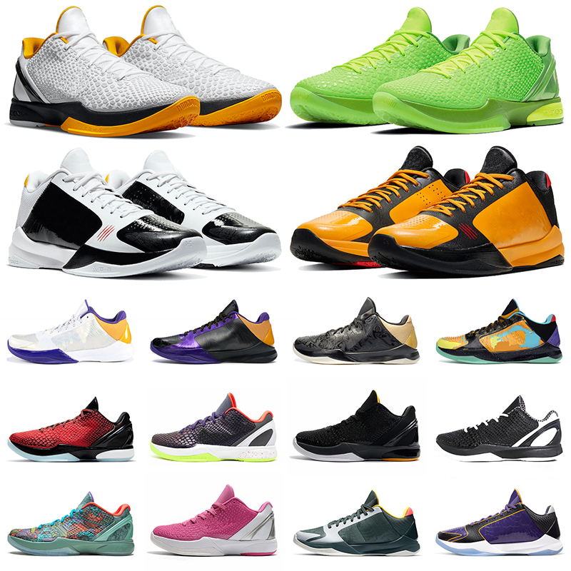 

Mamba Zoom Men Basketball Shoes 6 Protro Grinch White Del Sol Chaos Prelude 5 Rings Alternate Bruce Lee Chaos Blackout Mens Trainer Sports Sneakers, 36-40 white ash powder