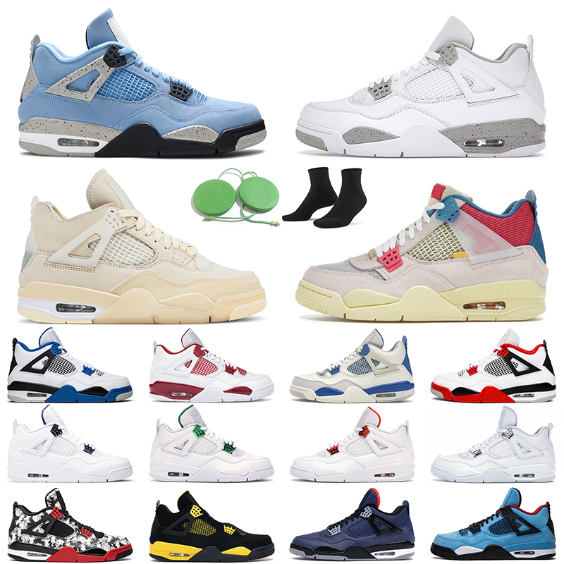 

jumpman 4 Guava Ice men women Basketball Shoes 4s University Blue Black Cat White Oreo Neon Sail outdoor mens trainer, Royalty