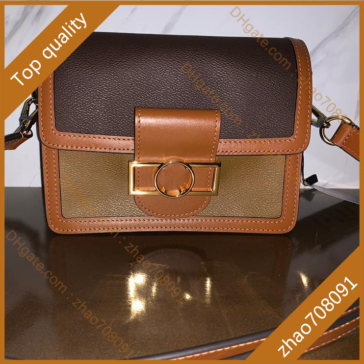 

5A top quality 25 selling ladies fashion cross body bag messenger bags genuine leather canvas shoulder bagss with box B001