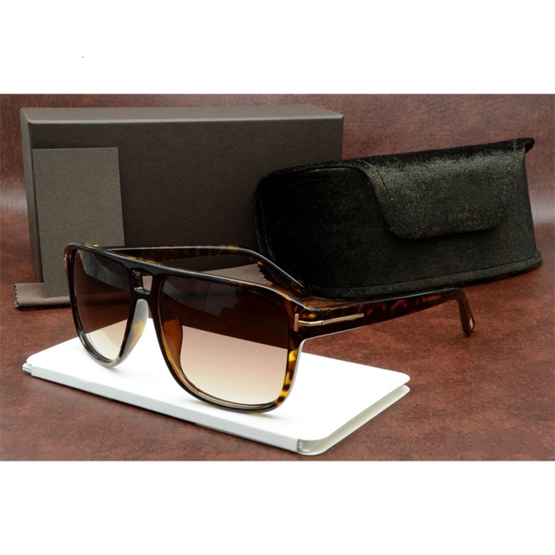 

men Top Quality New Fashion Sunglasses For tom Man Woman Eyewear Designer Brand Sun Glasses ford Lenses With original box 5178, White;black