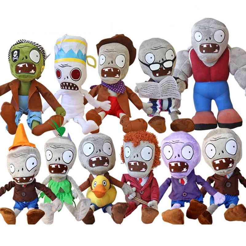 

1Pcs Plants Vs Zombies 30Cm Pvz Gargantuar Hats Pirate Duck Zombie Pluche Puffs Doll Soft Toys Gifts for Children
