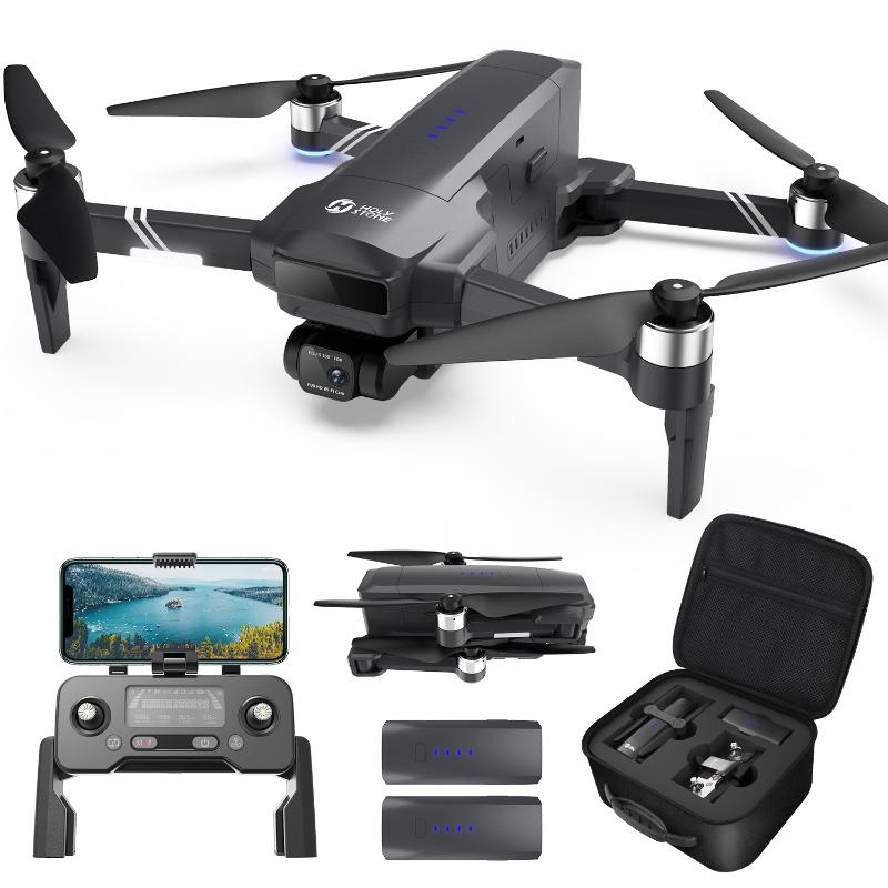 

Drones 2021 Holy Stone HS600 GPS Drone With 4K Camera 2-Asix Gimbal, EIS And 3KM FPV For Adults Brushless Motor Auto Return