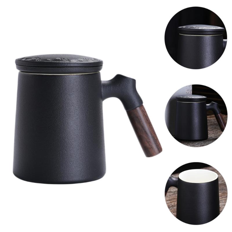 

Mugs 1 Set Simple Home Tea Cup Creative Filter Ceramic Watch