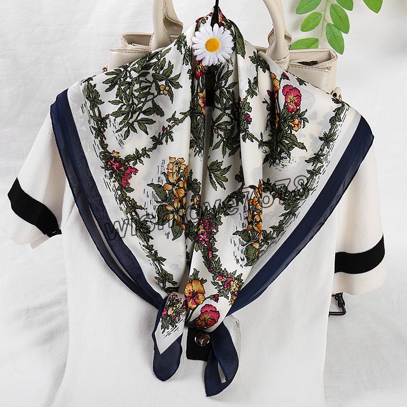 

Scarf Bandana Women Square Scarves Wrap Kerchief Mulberry Spring Fashion Luxury High Quality Headband Hijab Shawls