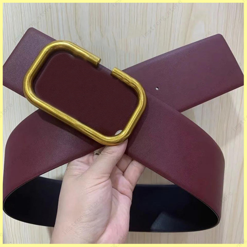 

Leather Belt For Women Fashion Men Designer Belts Letter Buckle Women Waistband Cintura Ceintures Gürtel Belt 7cm With Box 21112005Q, W7.0cm