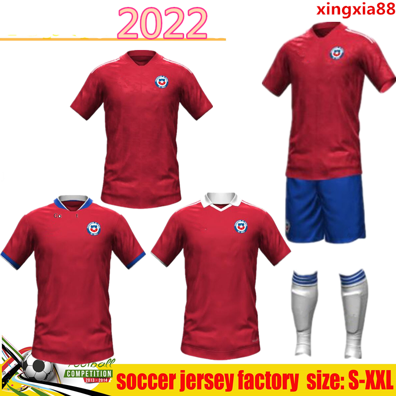 

2022 Chile Soccer Jerseys Top quality chilean Home Away 2022 Vidal Alexis Sanchez Felipe Mora Erick Pulgar Football Shirts Men's Short, Black;yellow