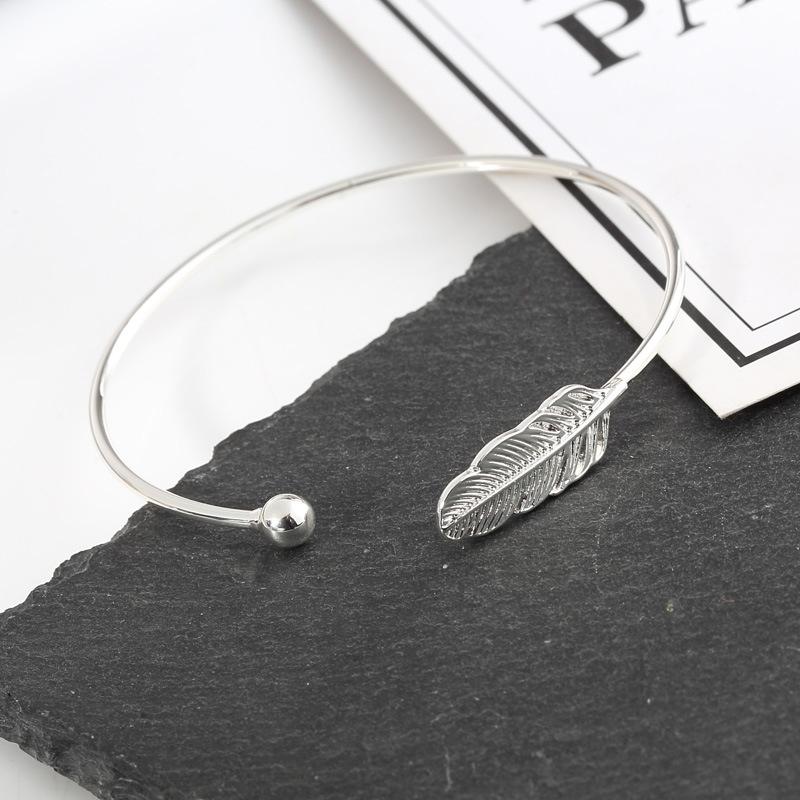 

Bangle Vintage Sweet Leaf Adjustable Bracelet Open Cuff Bracelets Jewelry Gifts For Women