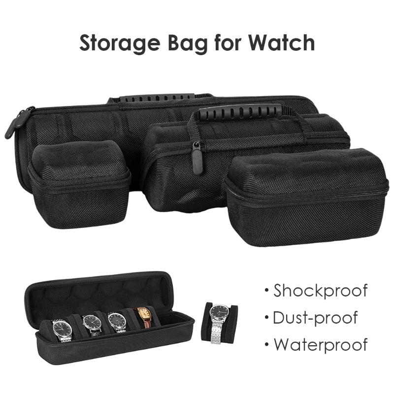 

Watch Boxes & Cases 1,2,3,5 Slots EVA Hard Shell Box Portable Outdoor Organizer Container Travel Wrist Storage Case