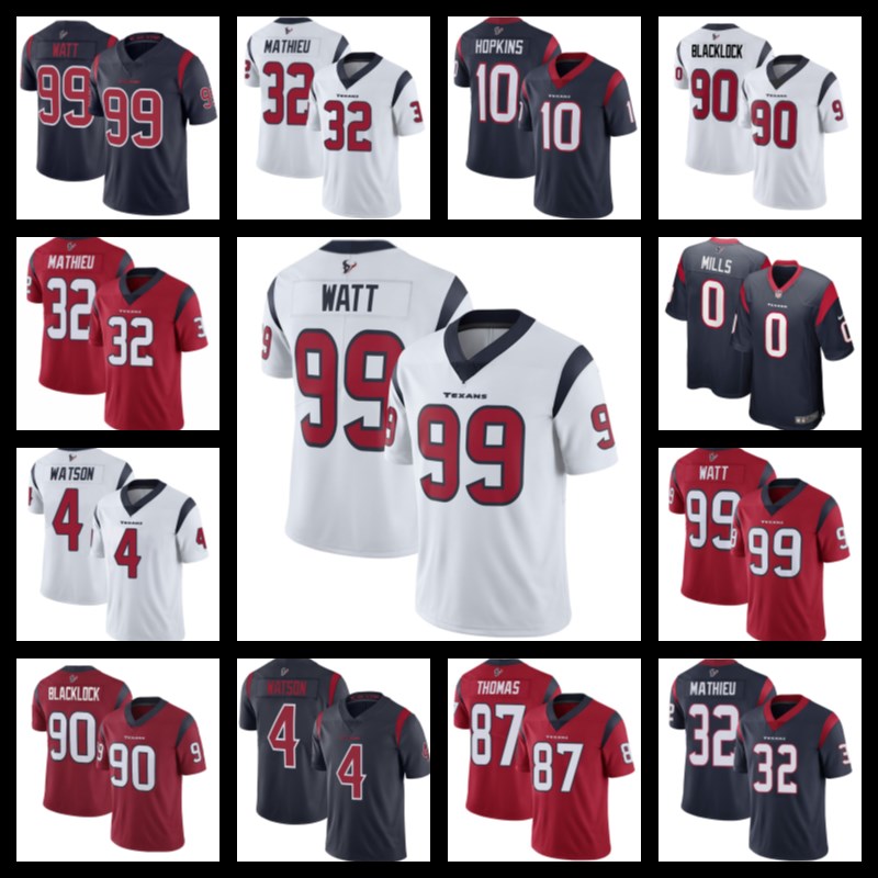 

Davis Mills 99 J.J. Watt Jerseys Houston Texans Men Jadeveon Clowney 4 Deshaun Watson David Johnson Football Brandin Cooks Randall Cobb Keke Coutee Vincent Taylor, Men jersey