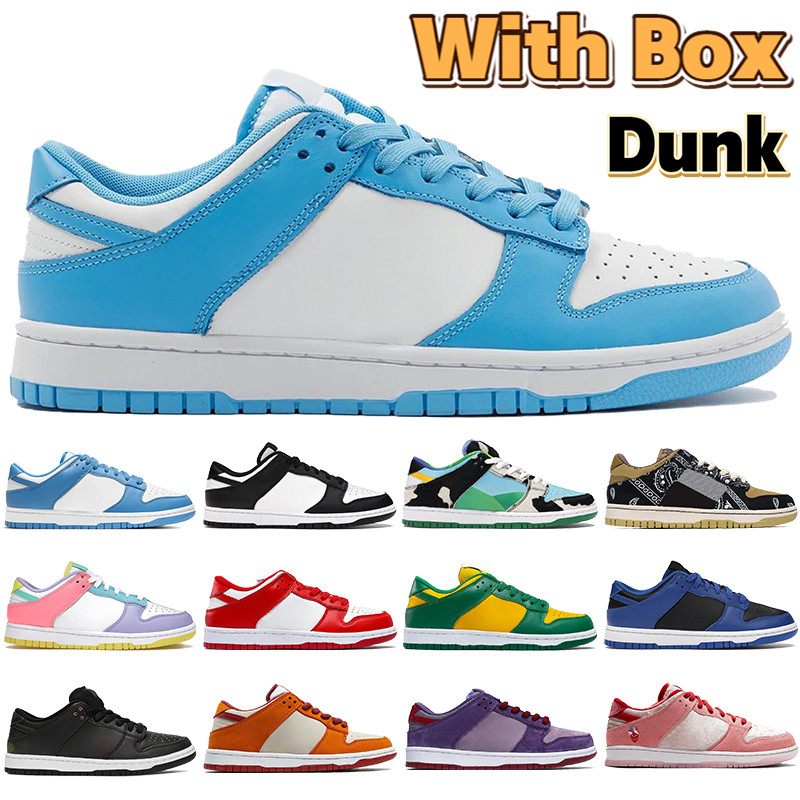 

With Box UNC coast Dunk men Basketball Shoes chunky dunky white black University red panda pigeon Kentucky flom low mens sneakers women trainers, 40 bubble wrap packaging