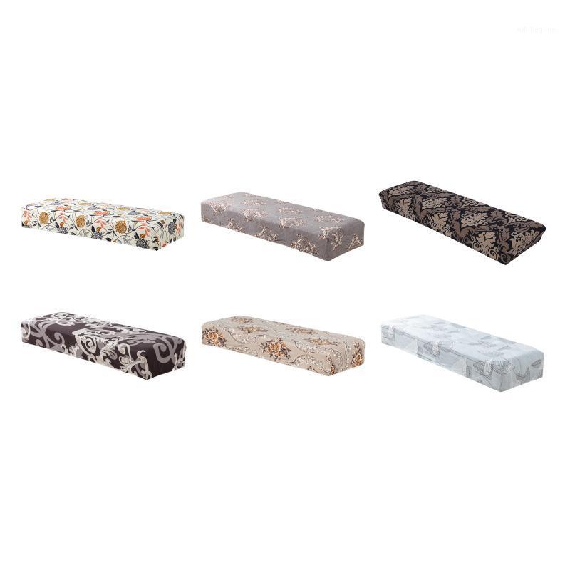 

Chair Covers Stretch Jacquard Dining Bench Cover Anti-Dust Removable Slipcover Washable Seat Protector For Living Room