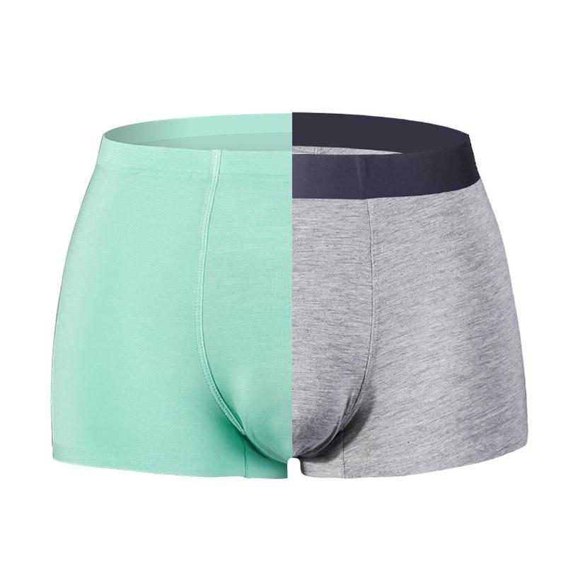 

Underpants Men's Boxer Shorts Men Modal Underwear Panties Mens Sexy Briefs Solid Breathable Homme Boxershorts Multi-Color Male, Black 2