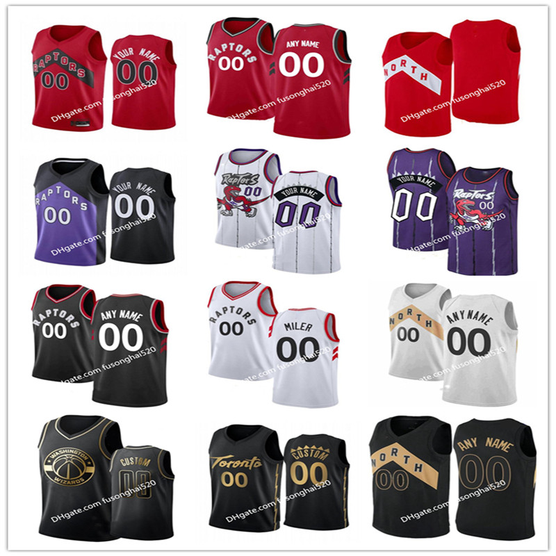 

2021 print Toronto Raptors MEN Custom 2019 20 Women Youth Red Icon Customed name number any play Basketball Jersey, Black;red