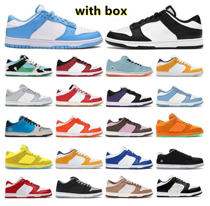 

casual Shoes Platform Low Man dunks Chunky sb Sneakers for Women Kentucky University Red Green Bear Syracuse Chicago Valentines Stylish dunky, Black