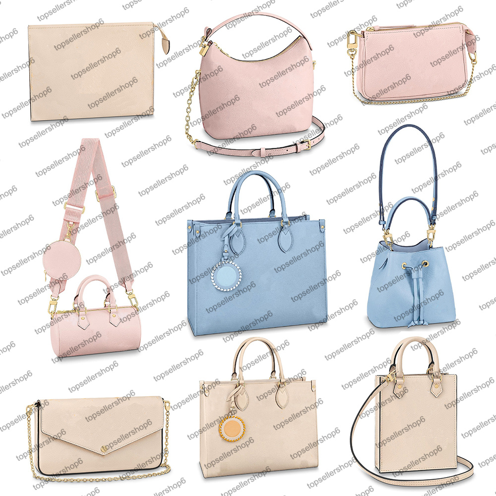 

M45718 Women Shoulder Bag cowhide leather PETIT Pochette POUCH MARSHMALLOW ONTHEGO NEONOE PAPILLON Handbag Purse Tote Bucket Clutch Crossbody, Invoice/no pay