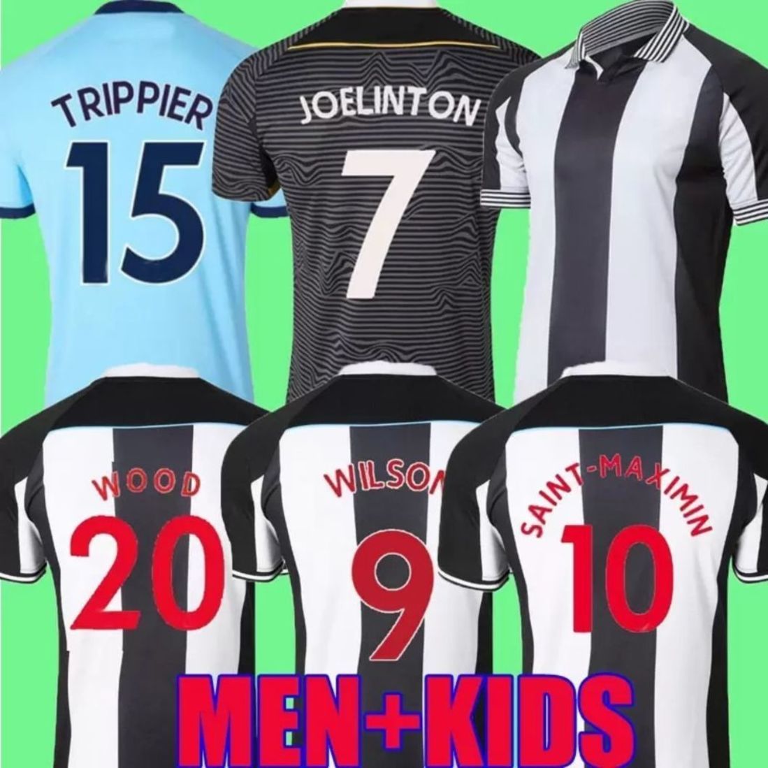 

TARGETT BRUNO G WOOD soccer jerseys 21 22 Newcastl e Retro WILSON Trippier Magpies SAINT-MAXIMIN ALMIRON BATTY Dan Burn SHEARER UNITED class, Black;yellow