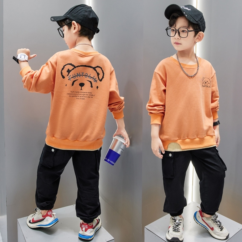 

Children's clothes, 2021 new style, spring and autumn boys' big children's
