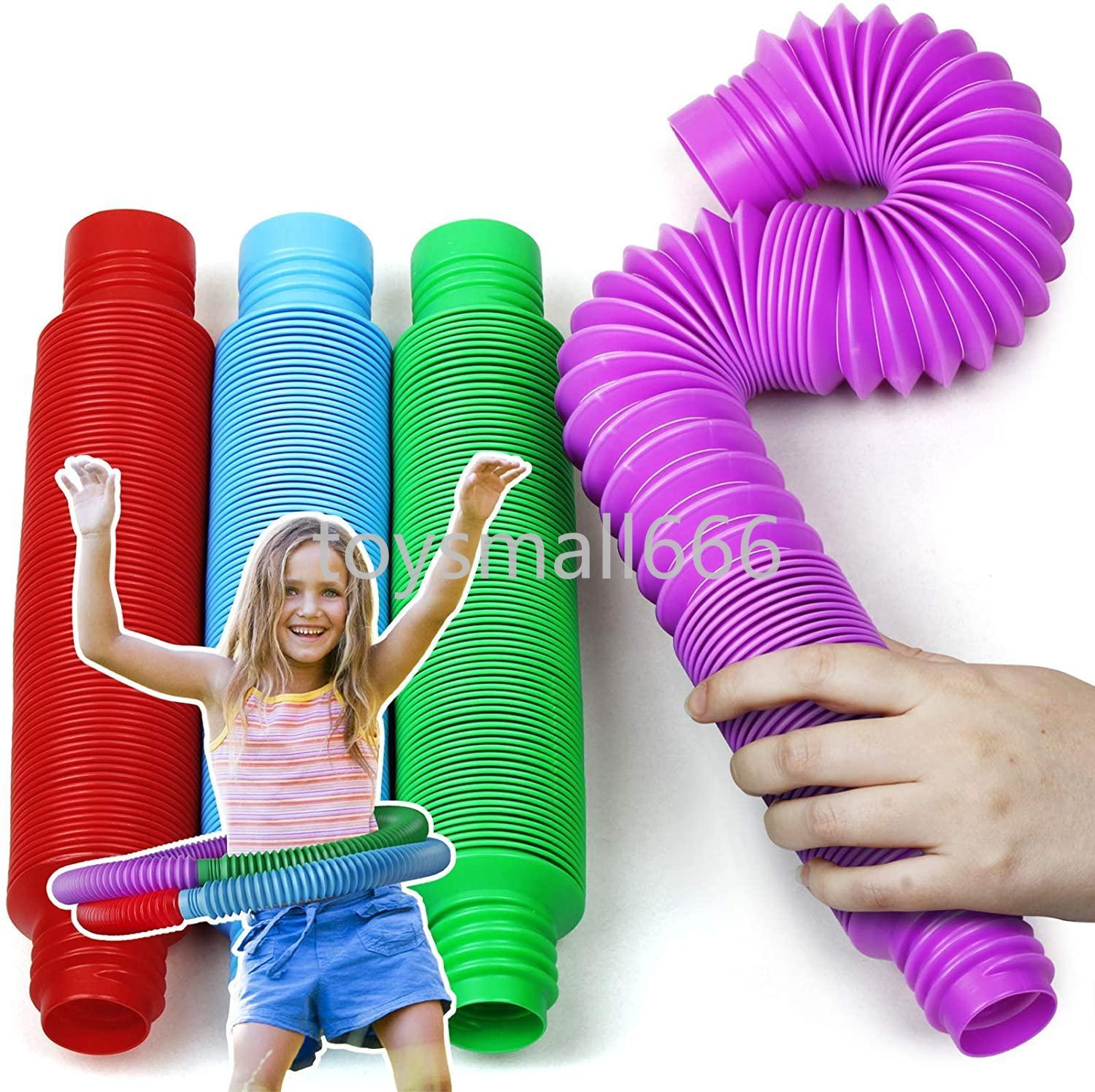 

Tubes Sensory Toys for Autistic Children Adults Stree Reliever Toys Stretchy Tubes DHL Ship