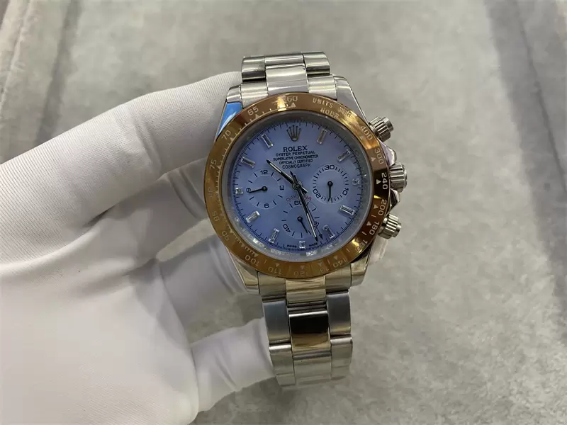 

With Original Box Wristwatches Sapphire 40mm 116509 Automatic Mechanical Mens Men's Watch Watches No Chronograph blue Dial, Style 1 original box + watch