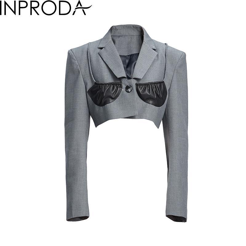 

Women Blazer Single Button Long Sleeve Ladies Black Coat Ultra Short Women' Slim Suit Jacket Fashion Suits & Blazers