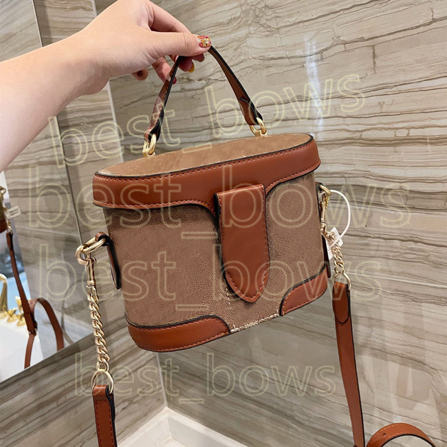

Luxurys designers high Quality Ladies 2021 Cosmetic shoulder bags handbag Women fashion mother totes cossbody purse handbags Bucket bag Double zipper artwork, No bags