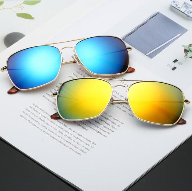 

12 Colors Brand Sunglasses Kids Protection Round Sun Glasses Fashion Men Women Sport Unisex Eyeglasses Cycling Glass with Logo Designer R* Y083, Blue