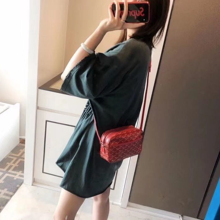 

Gy Goyald single goyald camera same bag Wu Yifan shoulder cross carrying small square men's bag dog teeth women's bagX1CO 1327