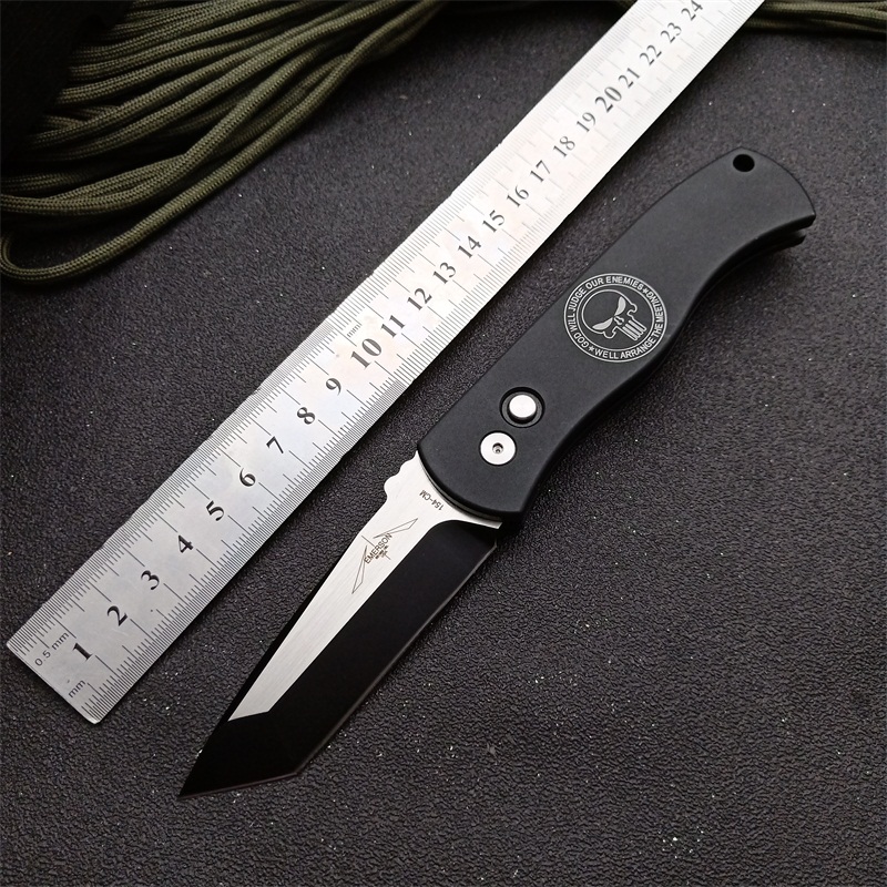 

Protech CQC-7 pocket Automatic knife CQC7 survival Godfather hunting self defense tactical knife 154-cm Blade Runt J4 TR-4.3