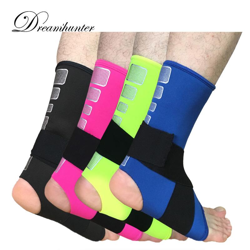 

Ankle Support Compression Sleeves Elastic Supports Basketball Soccer Foot Protection For Women Men Adjustable Brace Breathable, Black