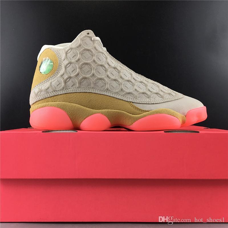 

Shoes Air 13 Chinese Year CNY Grey Pure CW4409-100 13s XIII Women Men Sneakers Best Trainers Kicks, Bubble wrap packaging