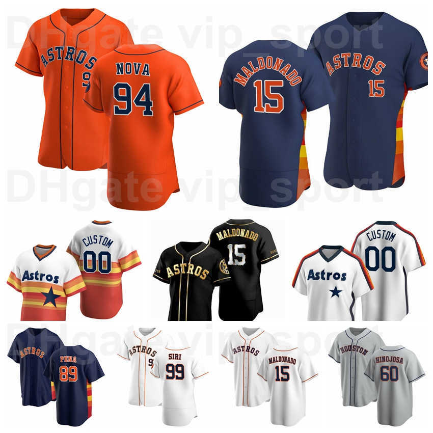 

94 Freudis Nova Jersey Baseball 99 Jose Siri 20 Steven Souza 41 Carlos Santana 52 Pedro Baez 15 Martin Maldonado Custom Name Number, Men flexbase