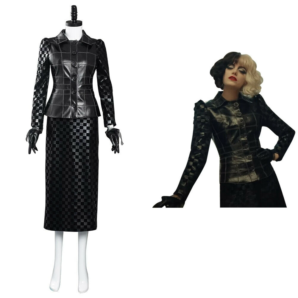 

Cruella Cruella de Vil Halloween Carnival Suit Cosplay Costumes Outfits