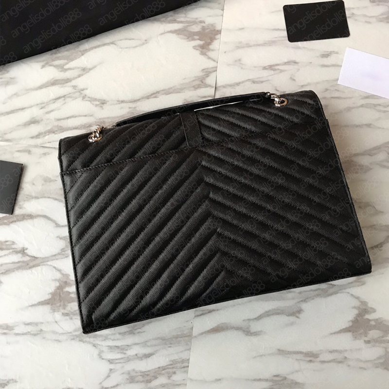 

Top quality chevron quileted chain envelope bag black women shoulder crossbody handbag with Series Number two sizes calfskin genuine leather fashion bags purses, Contact us