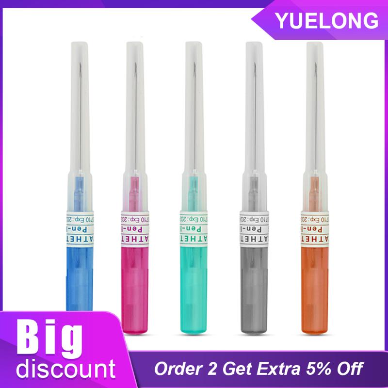 

Tattoo Needles 50PCS 14G/16G/18G/20G/22G Gauge Piercing I.V Catheter Sterilised Body Sewing