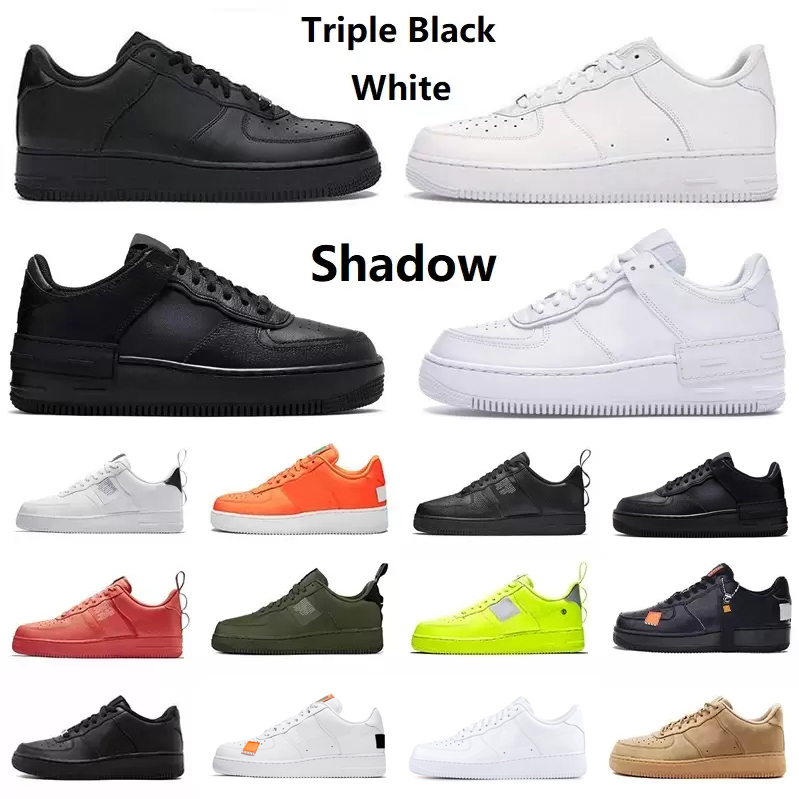 

OG Shadow Classic triple white low platform shoe 1 mens Running Shoes utility black wheat Pistachio Frost Pale Ivory Pastel Beige men women trainers sports sneakers, Pay for box