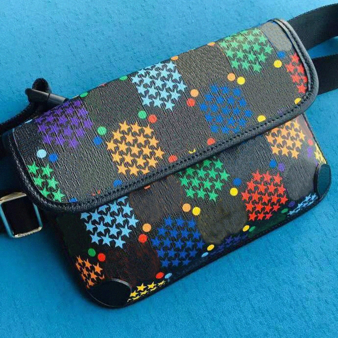 

G Psychedelic Classic Waist Bag Neo Vintage Luxurys Designers Bags Unisex Chest Bagss top quality Bumbag Fannypack marmont ophidia GUCCIE GG