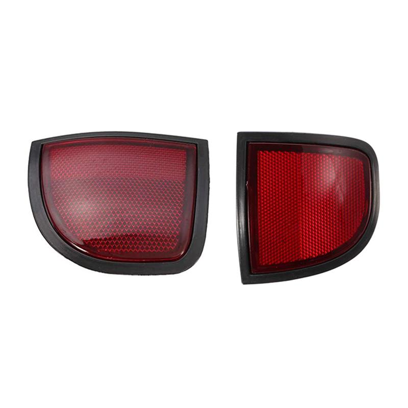 

Car Tail Rear Bumper Reflector Light Lamp For Mitsubishi L200 Stop Warning LC036LH LED Emergency Lights, As pic