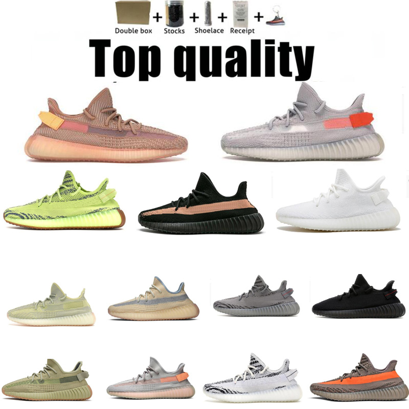 

Kanye West Top Quality Men Women Running Shoes Cinder Yecheil Black Reflective Yeezreel Earth Linen Asriel Zebra Trainers Sport 36-48