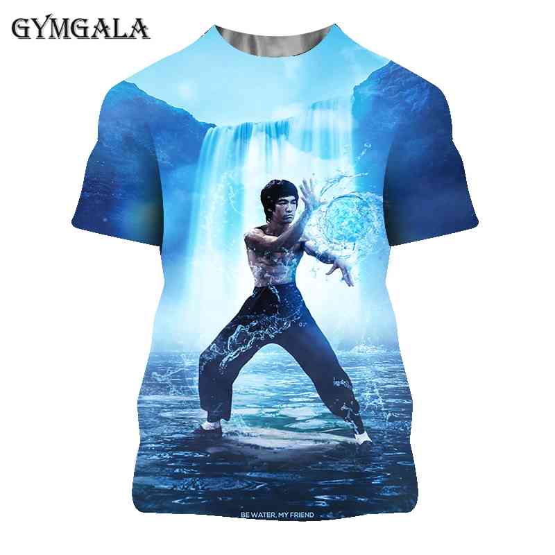 

2020 New Effort Martial Arts Celebrity Bruce Lee 3D Print T Shirt Men Women Children Fashion Summer Cool Tee Streetwear Tops, Bruce lee-3